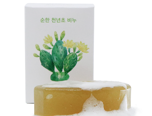 천년초 비누 생활제품